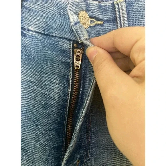 Mother The Looker Ankle Step Fray Jeans Exposed Secret Sister Size 26 - Picture 5 of 13